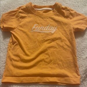 Janie and Jack Orange 'Funday' Kids Shirt